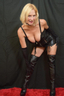 Milf dressed for you in Leather and Thigh Length B