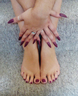 Always with a gorgeous mani/pedi