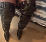 Shiny boots