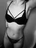 Black and white, Black underwear