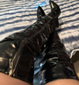 Thigh high fuck me boots