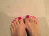 Hot Pink Tootsies x